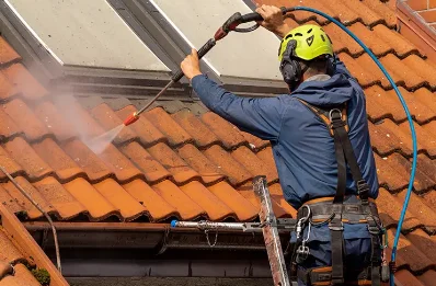 Démoussage et hydrofuge de toiture à Chaum